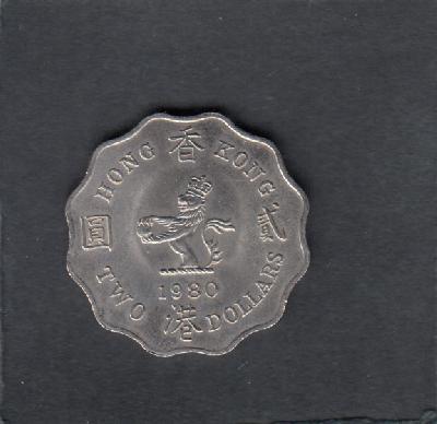 Beschrijving: 2 Dollar  ELIZABETH 